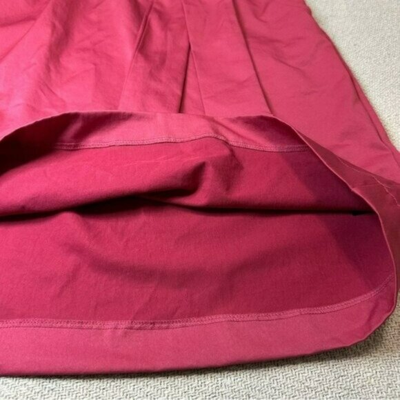 Women’s Pink High Rise Paperbag Skirt with Belt Size 8 Pockets - Picture 5 of 8